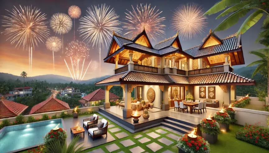 festival-at-thrissur-and-modern-villa-living