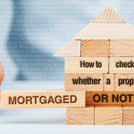 How to check whether a property is mortgaged or not?